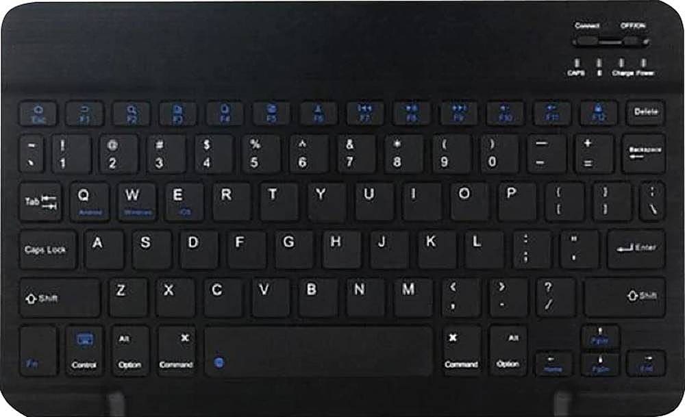 SaharaCase - Wireless Bluetooth Keyboard for Most Tablets and Computers - Black_0