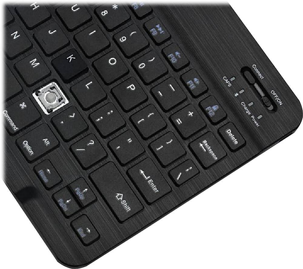 SaharaCase - Wireless Bluetooth Keyboard for Most Tablets and Computers - Black_5