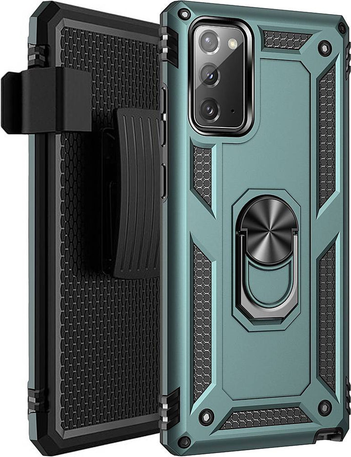 SaharaCase - Military Kickstand Series Carrying Case for Samsung Galaxy Note20 - Green_7