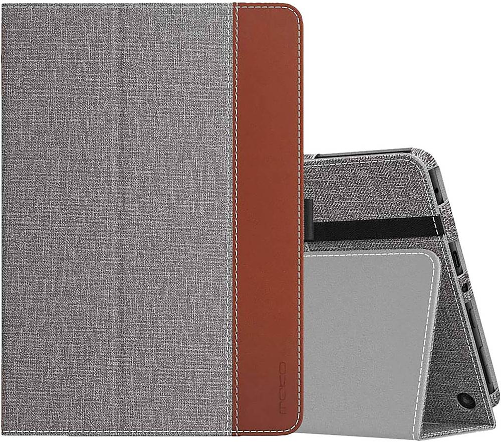 SaharaCase - Folio Case for Amazon Kindle Fire HD 8 and Fire HD 8 Plus (10th Generation 2020) - Gray_5