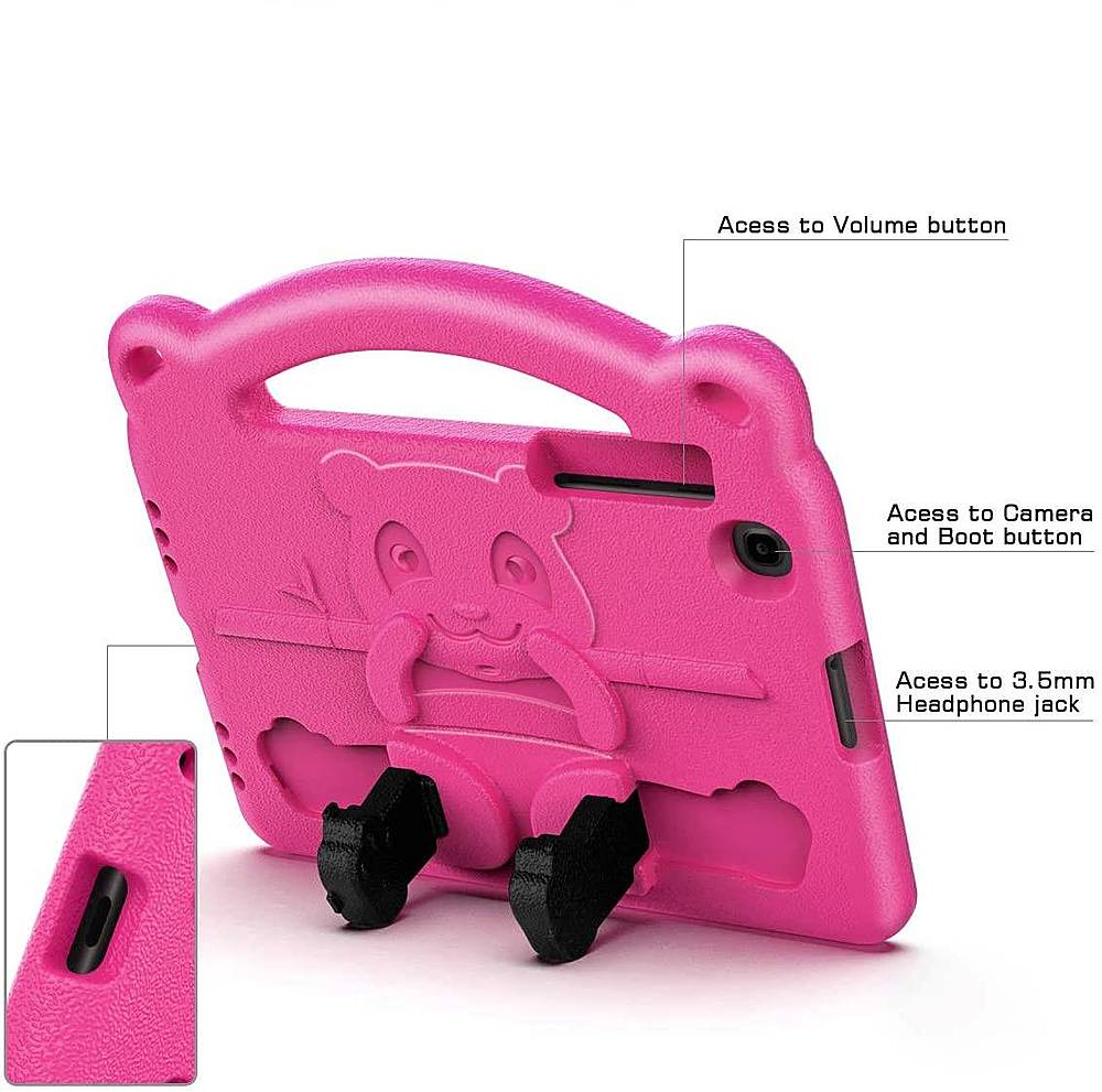 SaharaCase - Teddy Bear KidProof Case for Samsung Galaxy Tab A 8.0 (2019) T290 - Pink_7