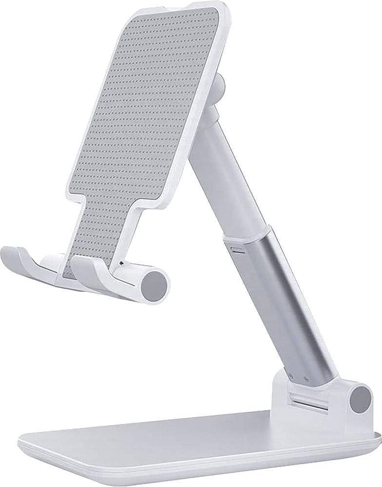 SaharaCase - Foldable Stand for Most Cell Phones and Tablets up to 10" - White_0