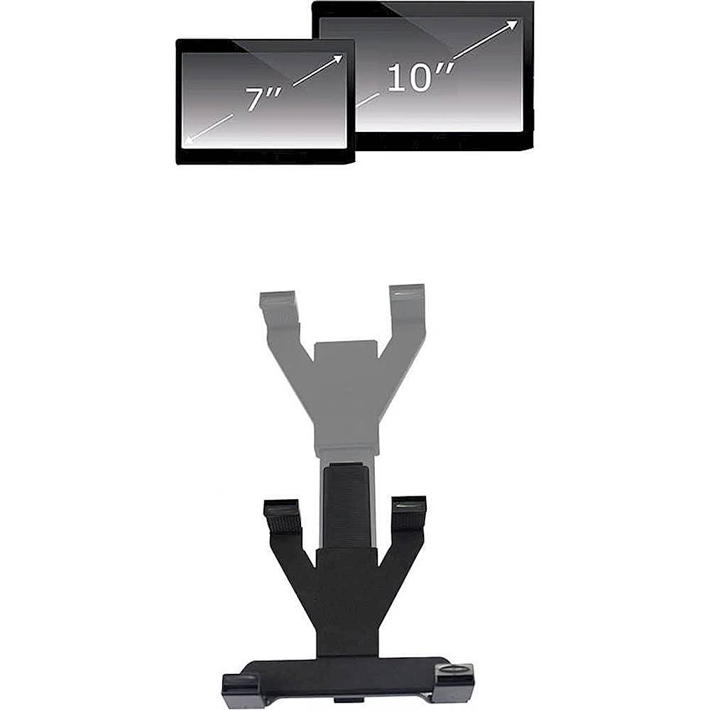 SaharaCase - Vehicle Headrest Tablet Mount for Most Tablets up to 10.5" - Black_2