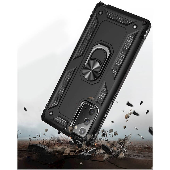 SaharaCase - Military Kickstand Series Carrying Case for Samsung Galaxy Note20 - Black_4