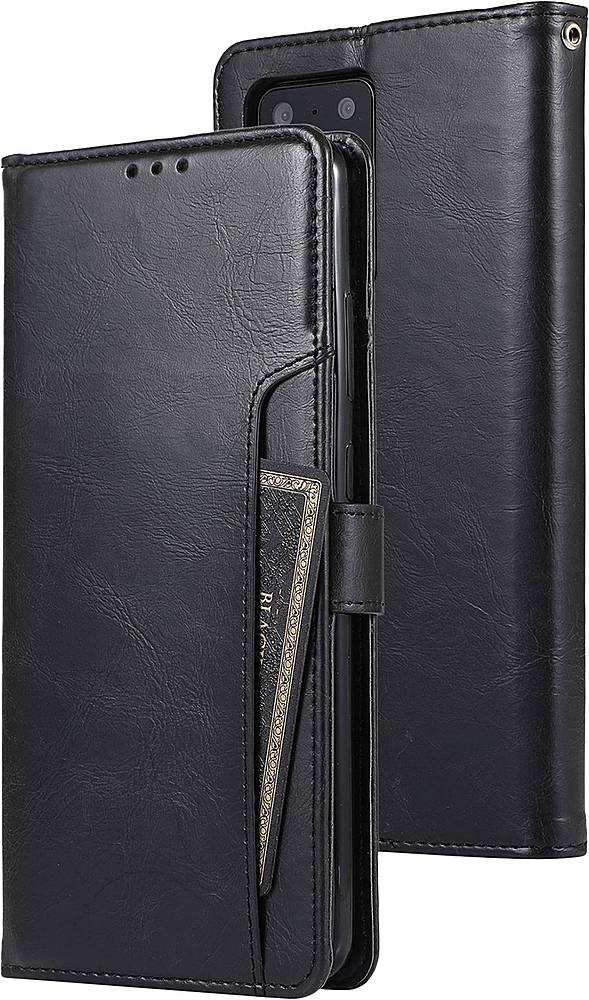 SaharaCase - Folio Wallet Case for Samsung Galaxy Note20 5G - Black_3