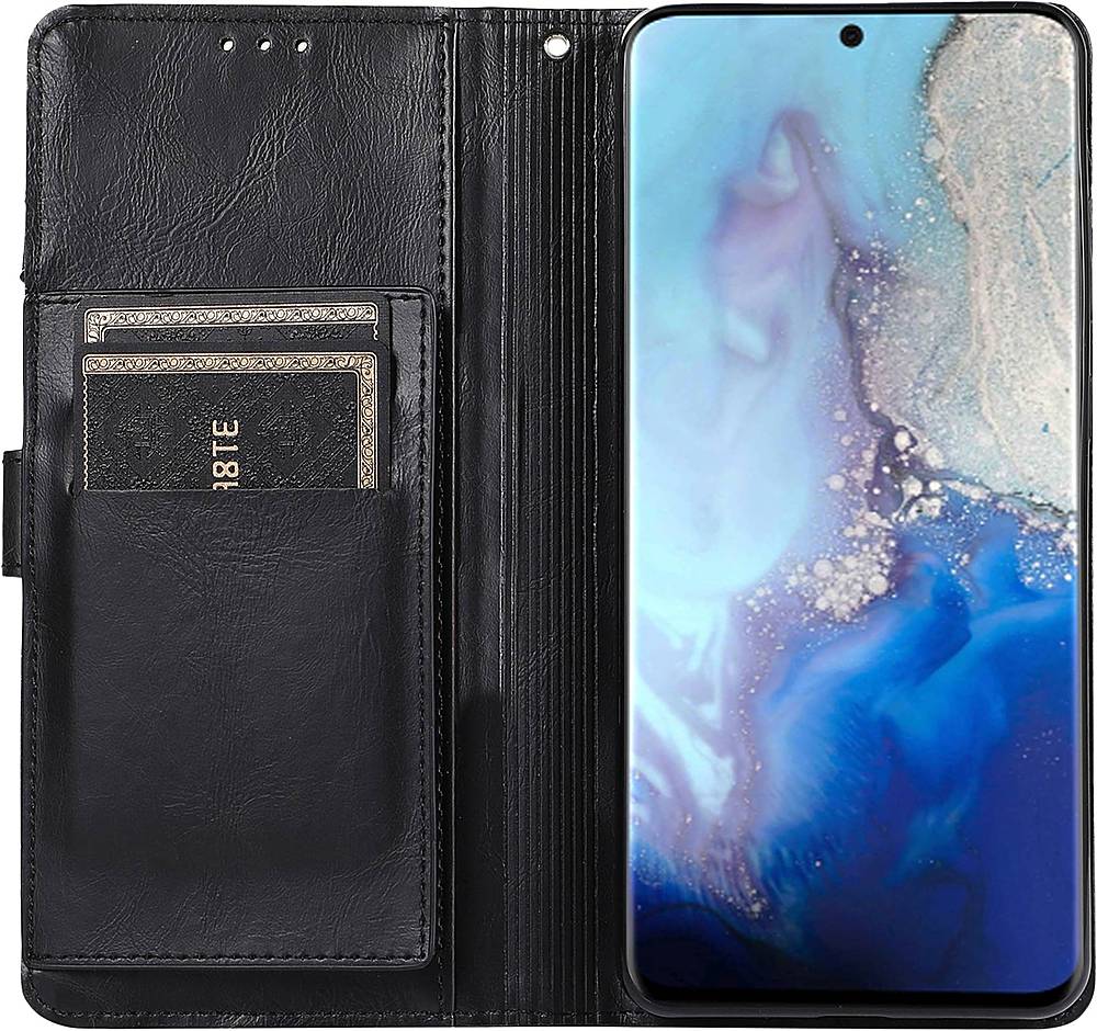 SaharaCase - Folio Wallet Case for Samsung Galaxy Note20 5G - Black_4