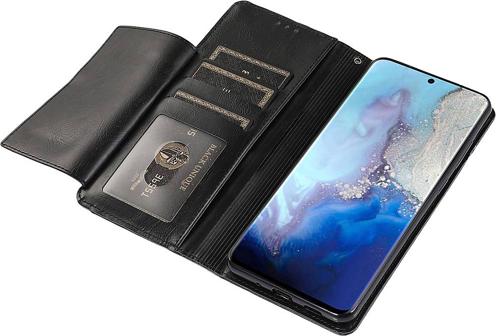 SaharaCase - Folio Wallet Case for Samsung Galaxy Note20 5G - Black_1