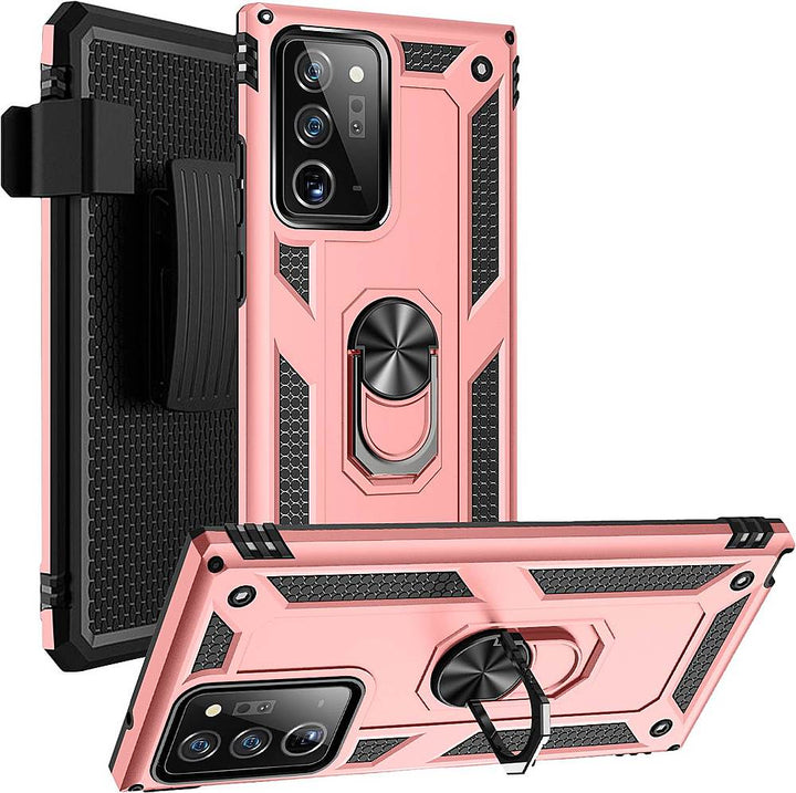 SaharaCase - Military Kickstand Series Carrying Case for Samsung Galaxy Note20 Ultra 5G - Rose Gold_3