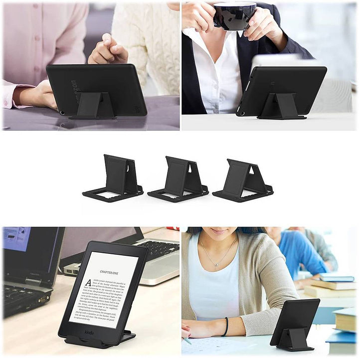 SaharaCase - Foldable Stand for Most Cell Phones and Tablets up to 10" - Black_3