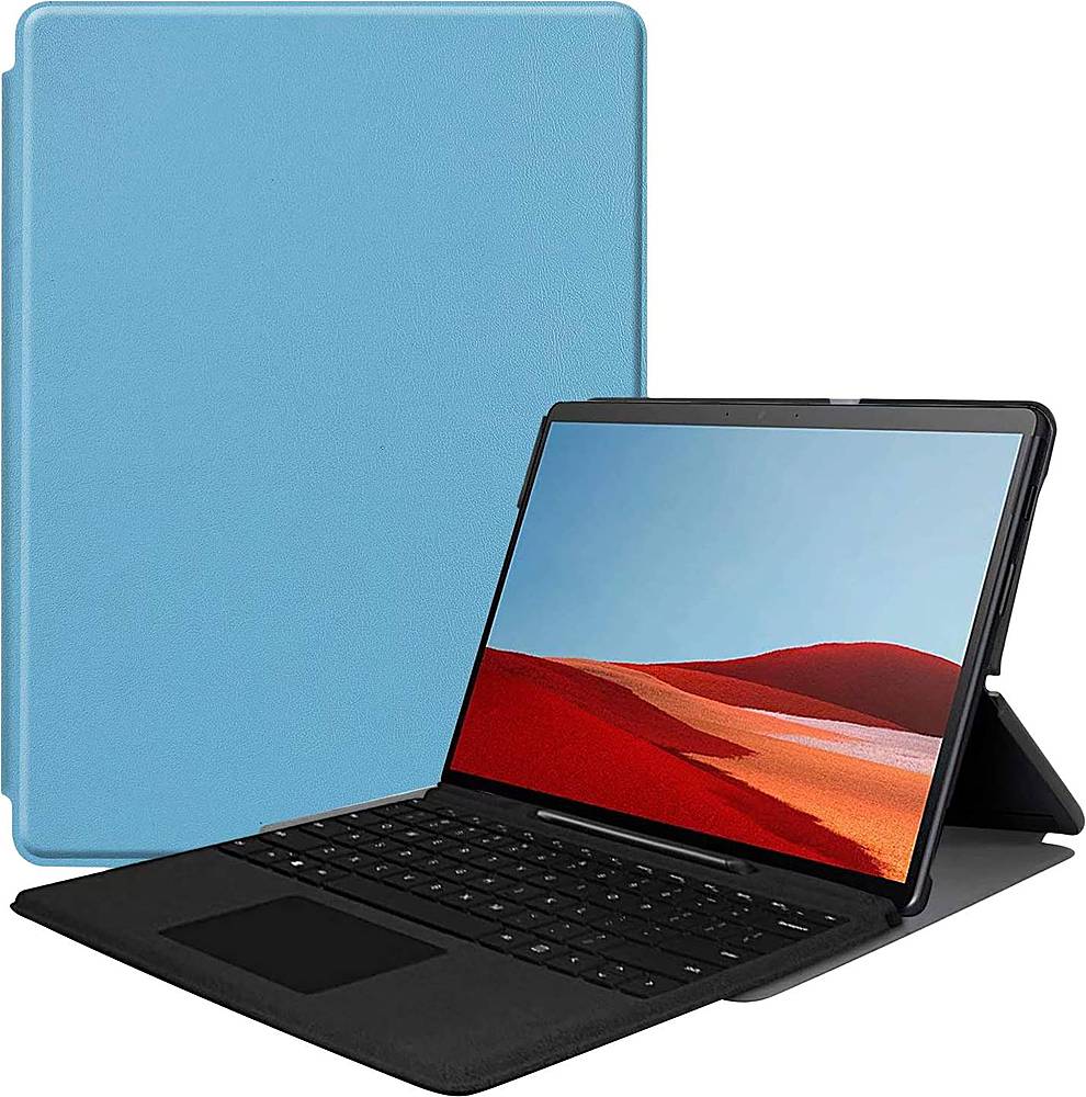 SaharaCase - Folio Case for Microsoft Surface Pro X - Aqua_5