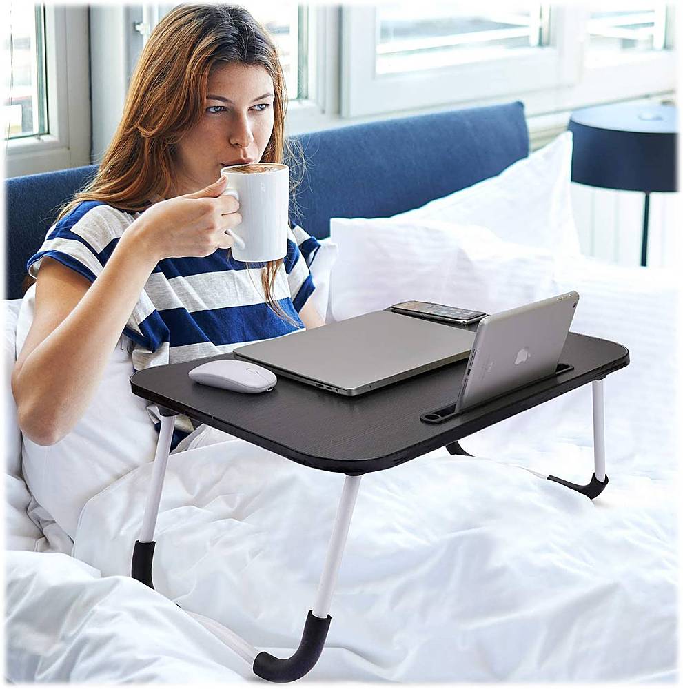 SaharaCase - Portable Table Stand for Most Laptops and Tablets - Black_1