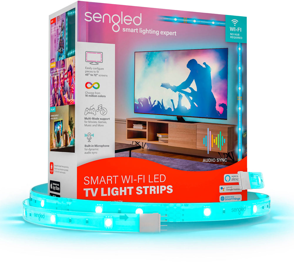 Sengled - Smart Wi-Fi LED TV Lightstrip (4M) - Multicolor_1