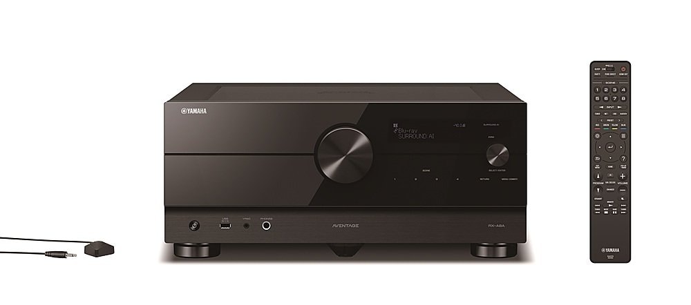 Yamaha - AVENTAGE RX-A8A 150W 11.2-Channel AV Receiver with 8K HDMI and MusicCast - Black_0