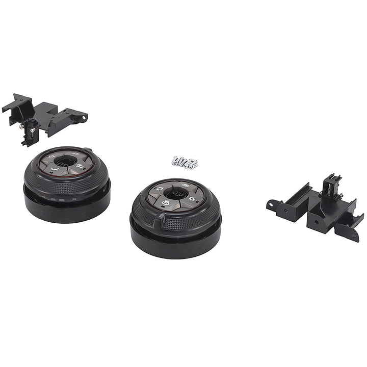 PAC - Climate Control Knob Set for Select 2010-2015 Chevrolet Camaro Vehicles - Black_3