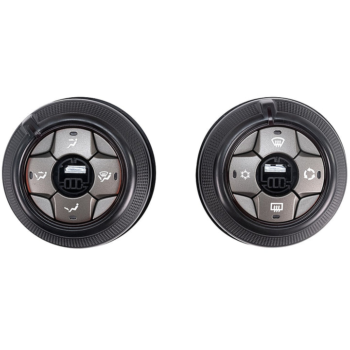 PAC - Climate Control Knob Set for Select 2010-2015 Chevrolet Camaro Vehicles - Black_2