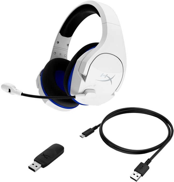 HyperX - Cloud Stinger Core Wireless Gaming Headset for PC, PS5, and PS4 - White_2