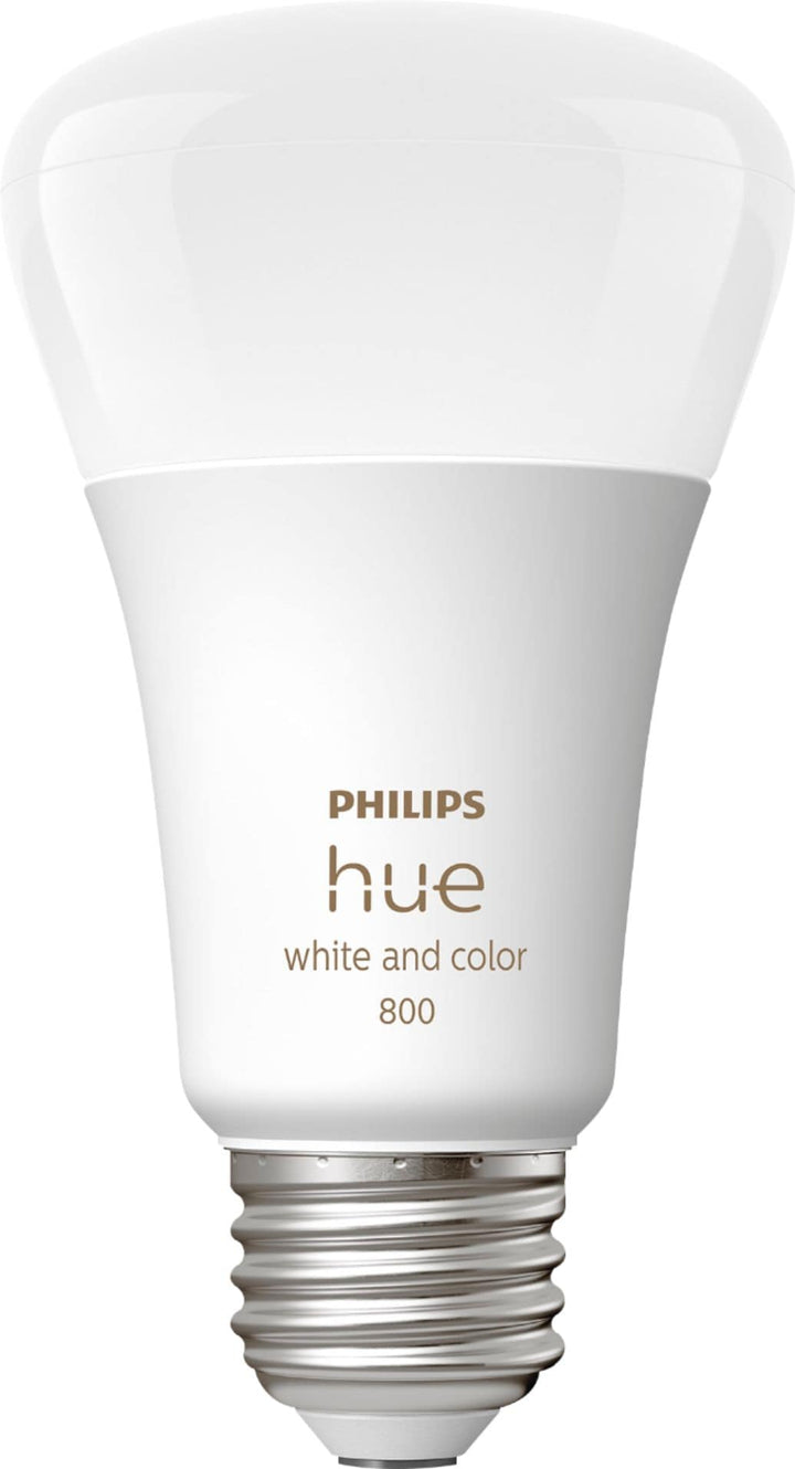 Philips - Hue White & Color Ambiance A19 Bluetooth LED Smart Bulbs (3-Pack) - Multicolor_1