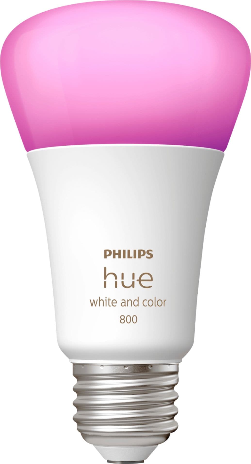 Philips - Hue White & Color Ambiance A19 Bluetooth LED Smart Bulbs (3-Pack) - Multicolor_2