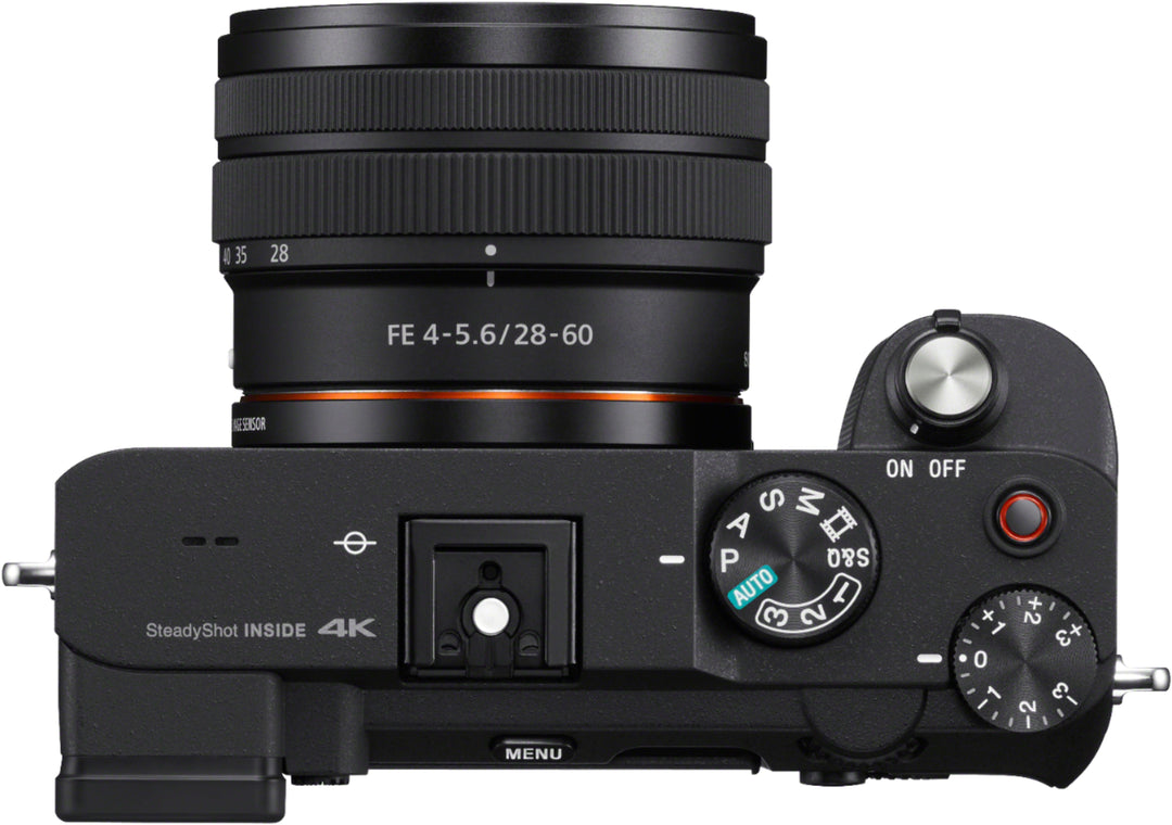 Sony - Alpha 7C Full-frame Compact Mirrorless Camera with FE 28-60mm F4-5.6 lens - Black_4