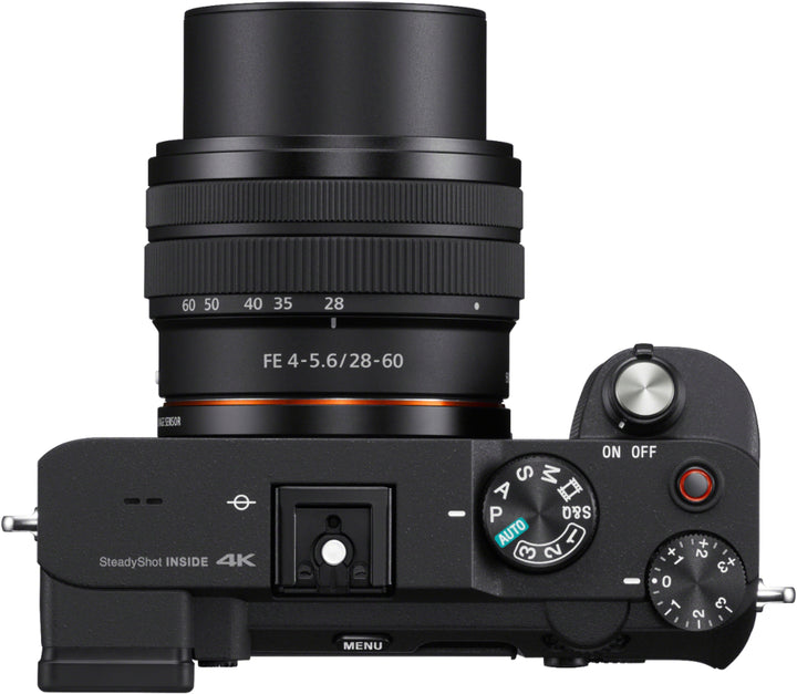 Sony - Alpha 7C Full-frame Compact Mirrorless Camera with FE 28-60mm F4-5.6 lens - Black_6