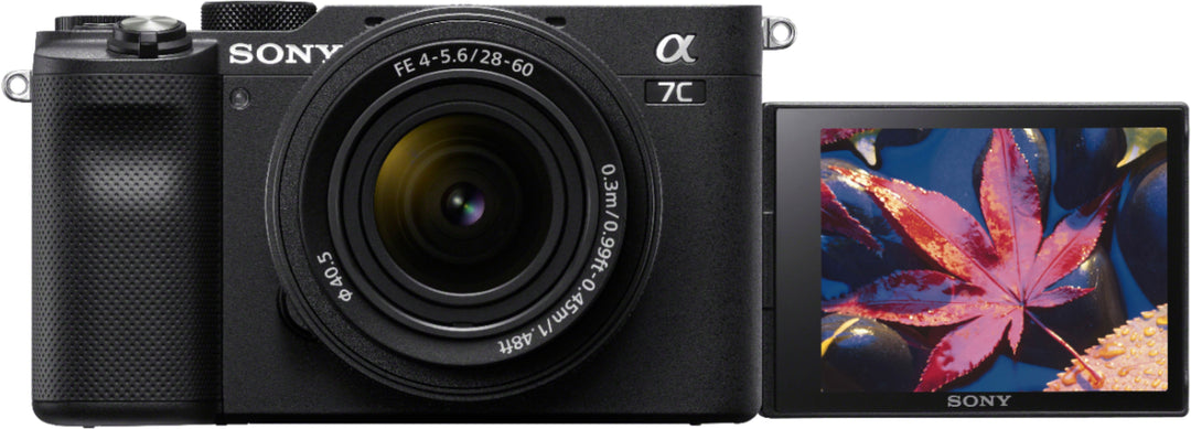 Sony - Alpha 7C Full-frame Compact Mirrorless Camera with FE 28-60mm F4-5.6 lens - Black_2