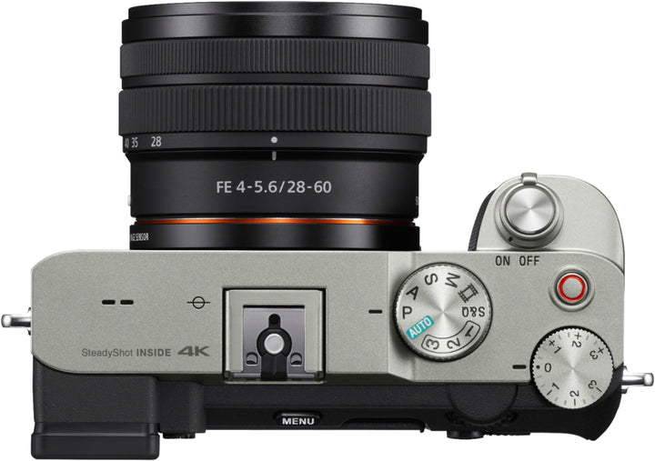 Sony - Alpha 7C Full-frame Compact Mirrorless Camera with FE 28-60mm F4-5.6 lens - Silver_4