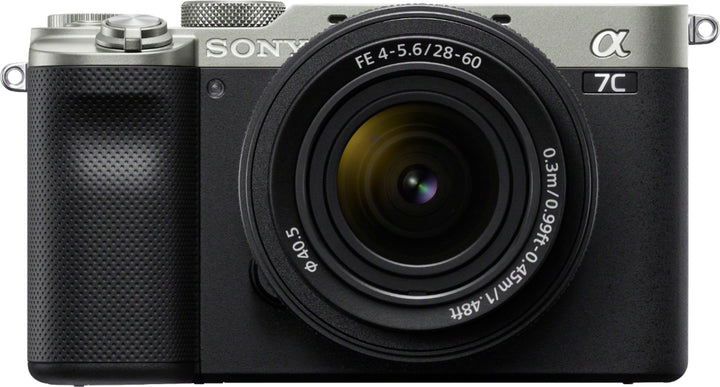 Sony - Alpha 7C Full-frame Compact Mirrorless Camera with FE 28-60mm F4-5.6 lens - Silver_5