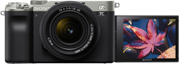 Sony - Alpha 7C Full-frame Compact Mirrorless Camera with FE 28-60mm F4-5.6 lens - Silver_3