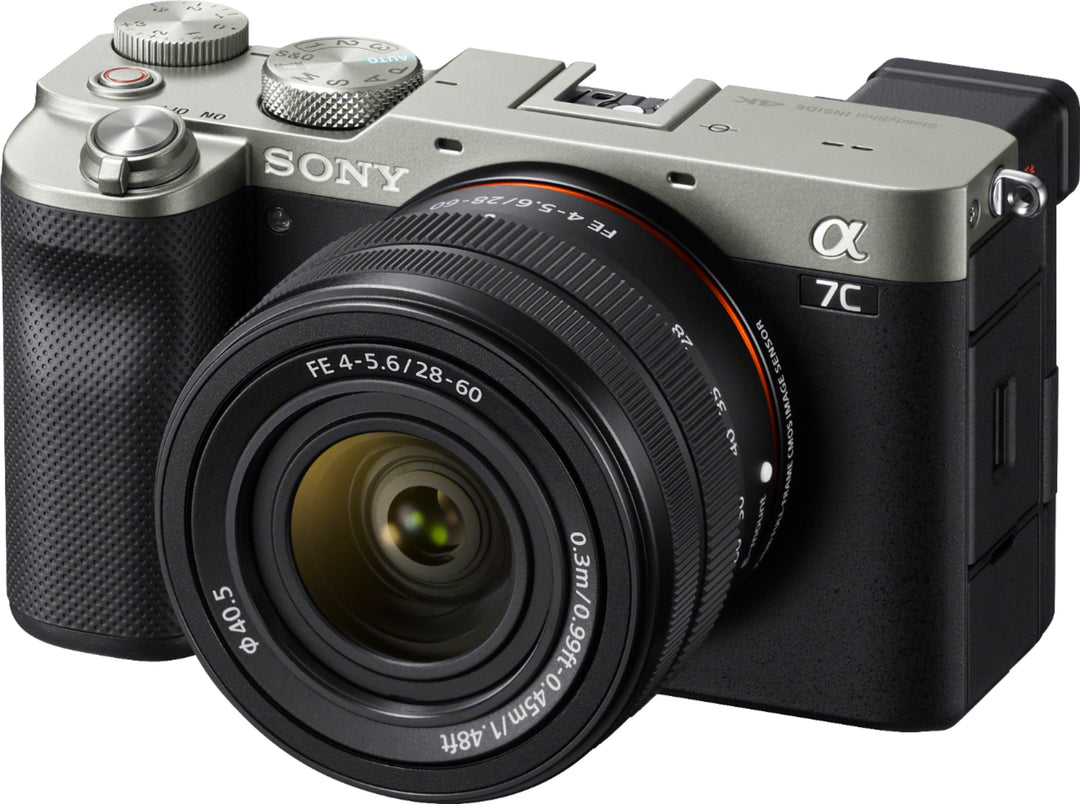 Sony - Alpha 7C Full-frame Compact Mirrorless Camera with FE 28-60mm F4-5.6 lens - Silver_2