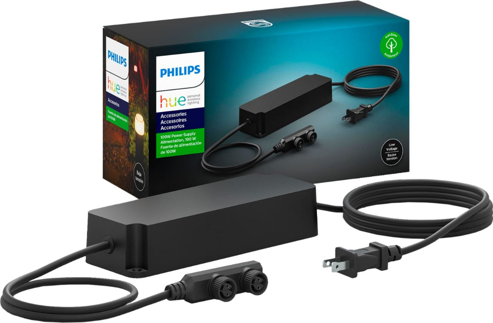 Philips - Hue Outdoor 100W Power Supply - Black_1