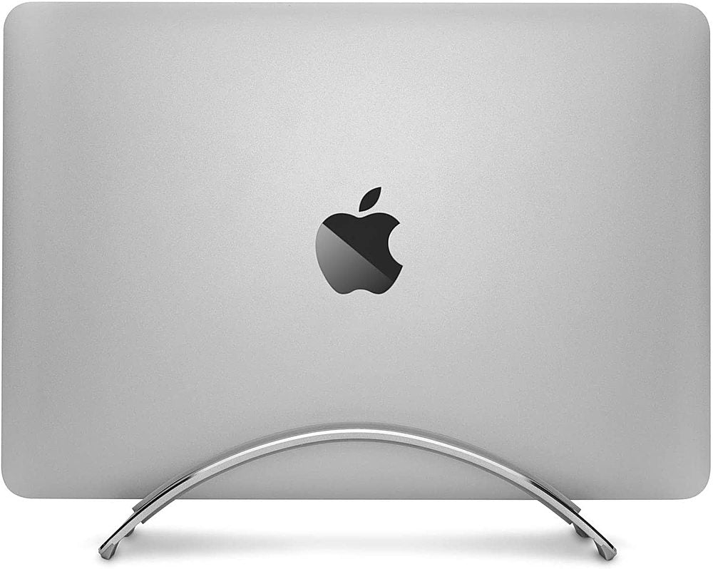 Twelve South - 16" BookArc Silver Vertical Desktop Stand for MacBook - Silver_0