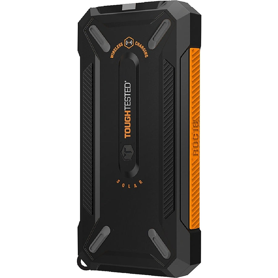 ToughTested - ROC16 16,000 mAh Portable Charger for Most USB-Enabled Devices - Black/Orange_0