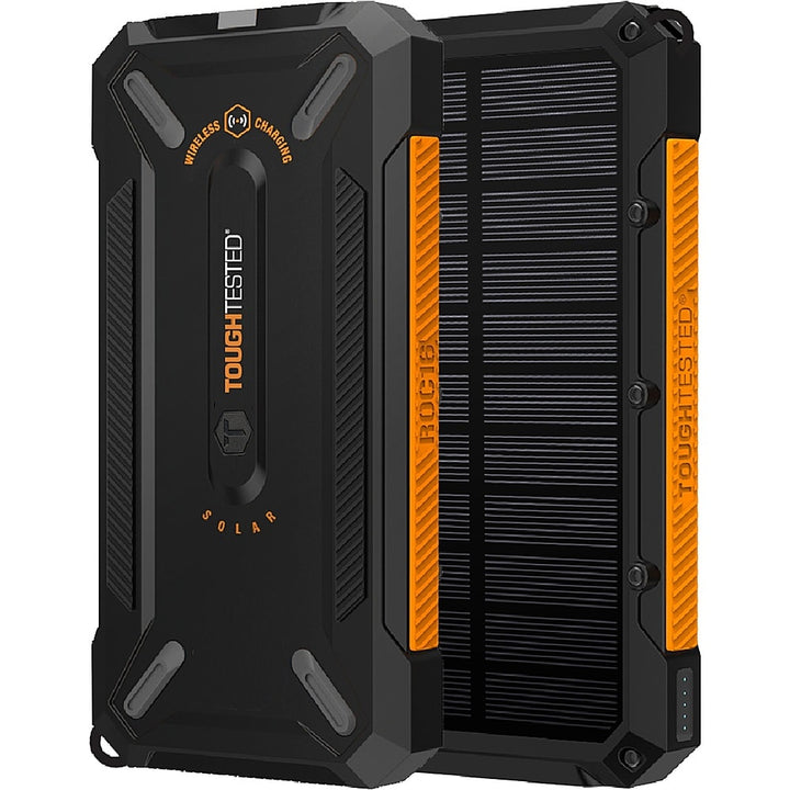 ToughTested - ROC16 16,000 mAh Portable Charger for Most USB-Enabled Devices - Black/Orange_6