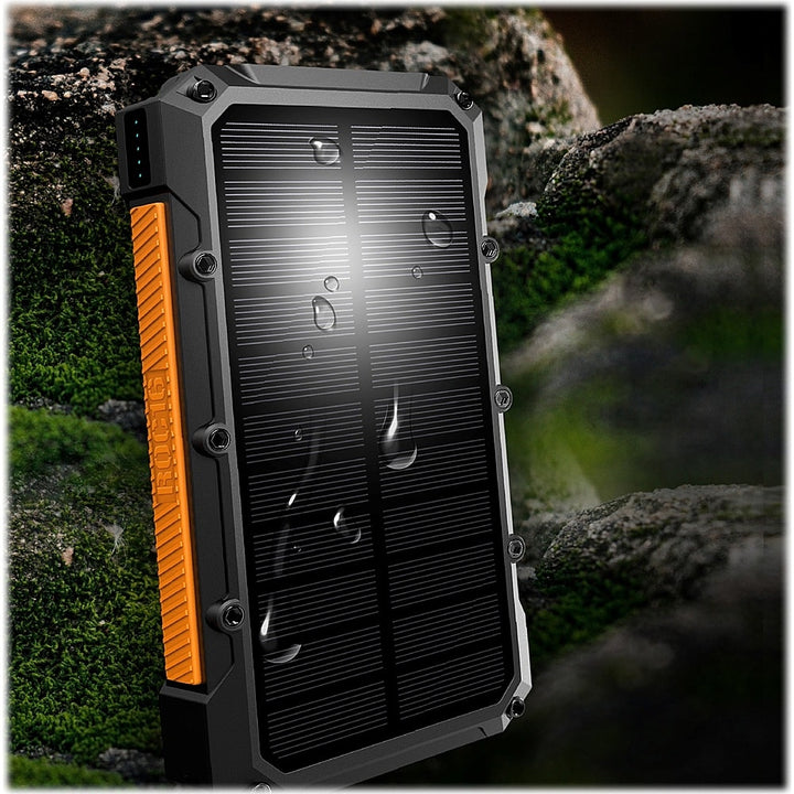 ToughTested - ROC16 16,000 mAh Portable Charger for Most USB-Enabled Devices - Black/Orange_2