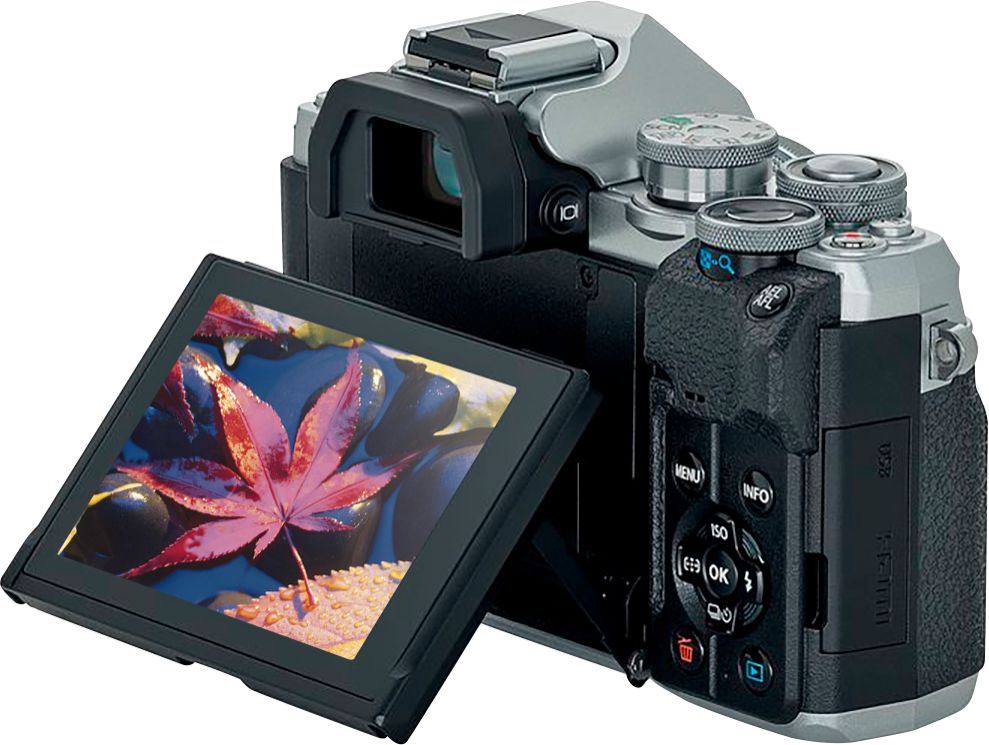 Olympus - V207132SU000 OM-D E-M10 Mark IV Mirrorless Digital Camera with 14-42mm Lens - Black_1