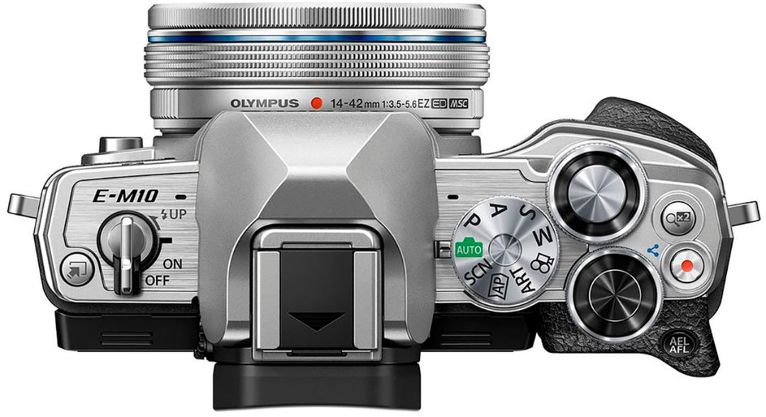 Olympus - V207132SU000 OM-D E-M10 Mark IV Mirrorless Digital Camera with 14-42mm Lens - Black_3