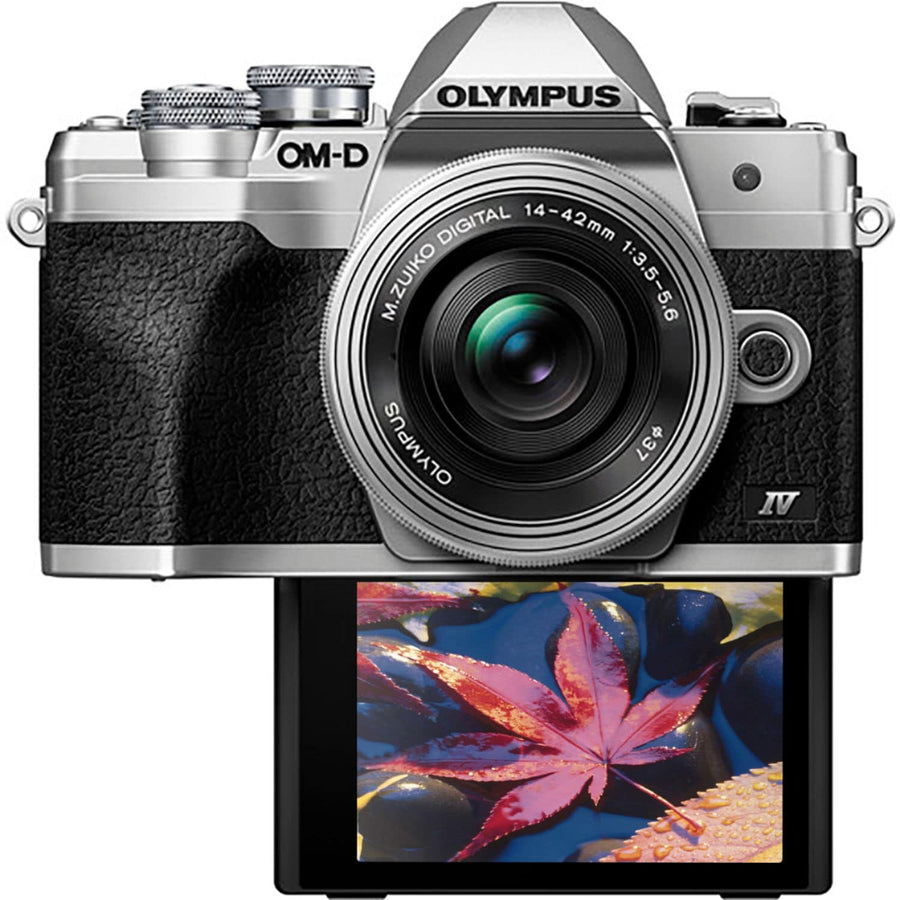 Olympus - OM-D E-M10 Mark IV 4K Video Mirrorless Camera (Body Only) - Silver_0