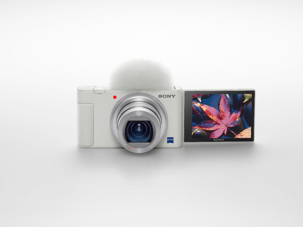 Sony - ZV-1 20.1-Megapixel Digital Camera for Content Creators and Vloggers - White_1