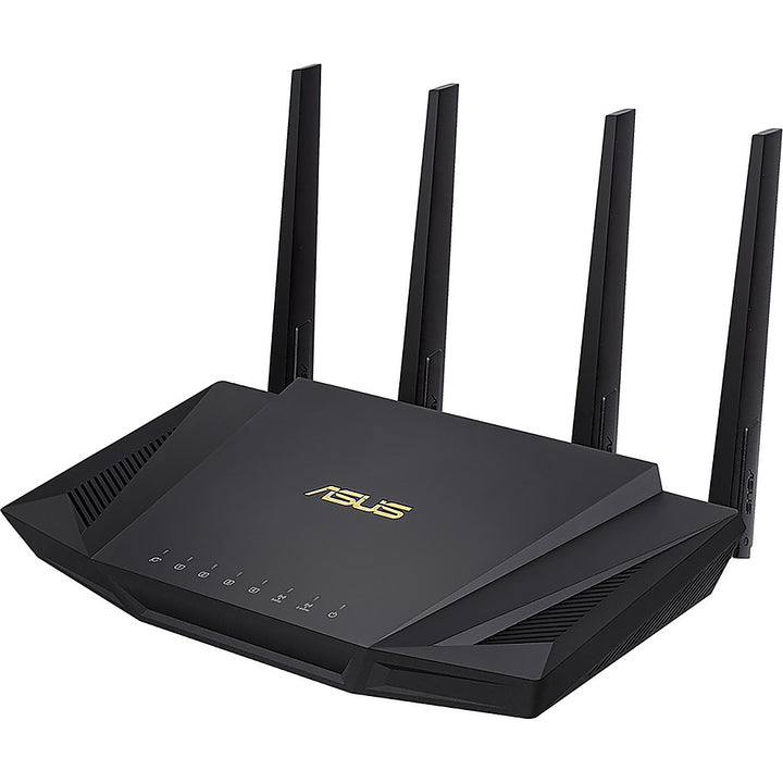 ASUS - AX3000 Dual Band WiFi 6 (802.11ax) Router - Black_2