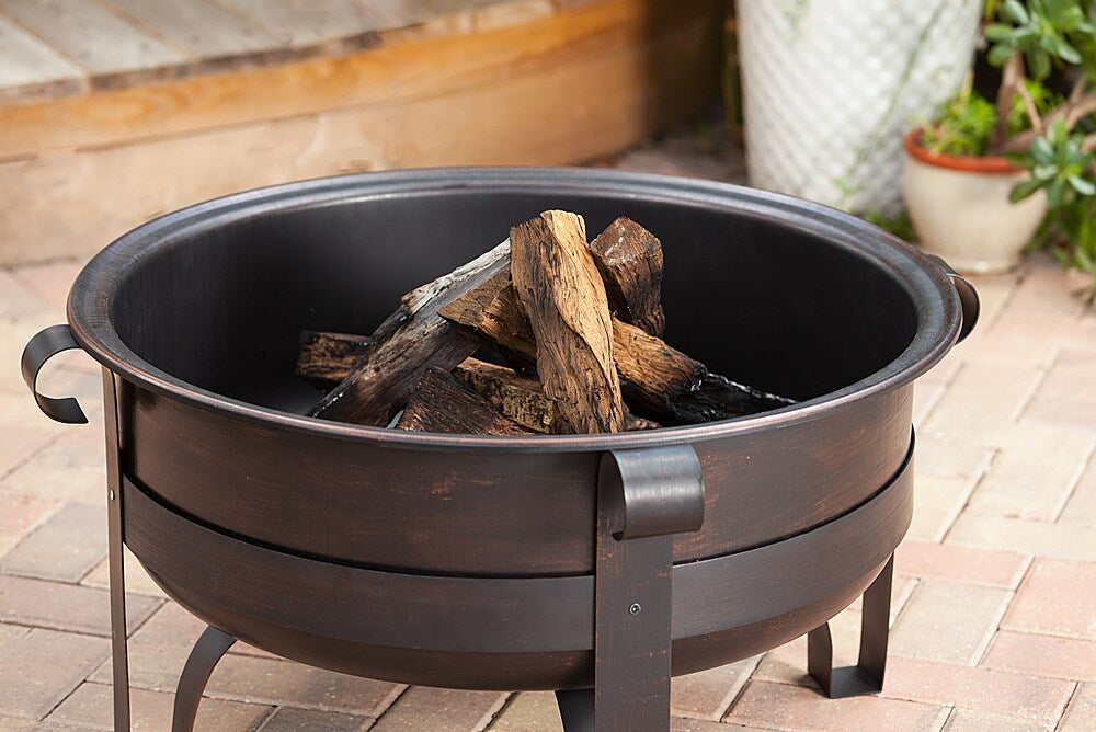 Fire Sense - Cornell Wood Burning Fire Pit - Bronze_1