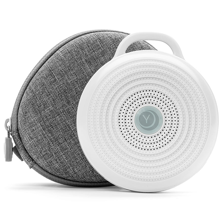 Yogasleep - Rohm White Noise Machine + Travel Case Bundle - White and Gray_0