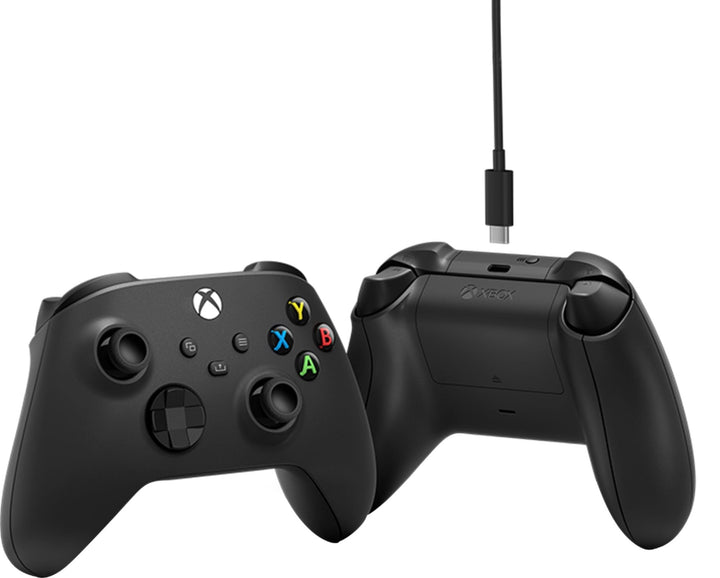 Microsoft - Xbox Wireless Controller for Windows Devices, Xbox Series X, Xbox Series S, Xbox One + USB-C Cable - Carbon Black_3