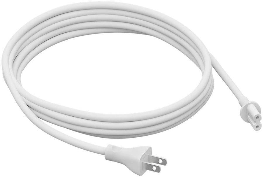 Sonos - Long Straight Power Cable for Five, Beam, and Amp - White_0