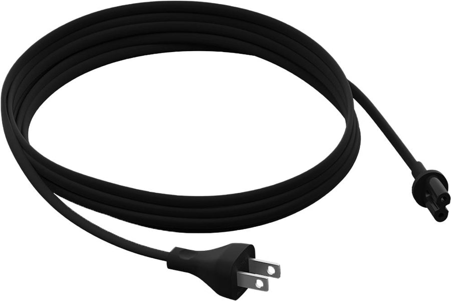 Sonos - Long Straight Power Cable for Five, Beam, and Amp - Black_0