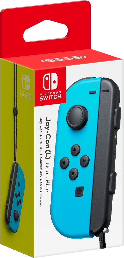Nintendo - Joy-Con (L) - Neon Blue_0
