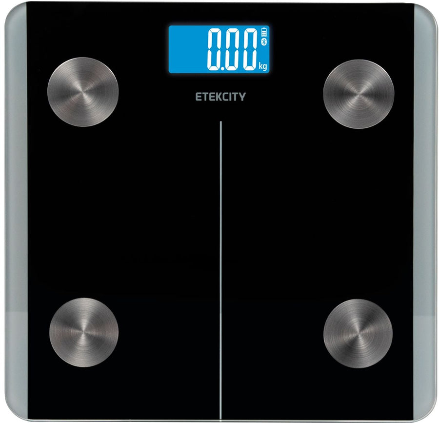 Etekcity - Smart Fitness Scale with Resistance Bands - Black_0