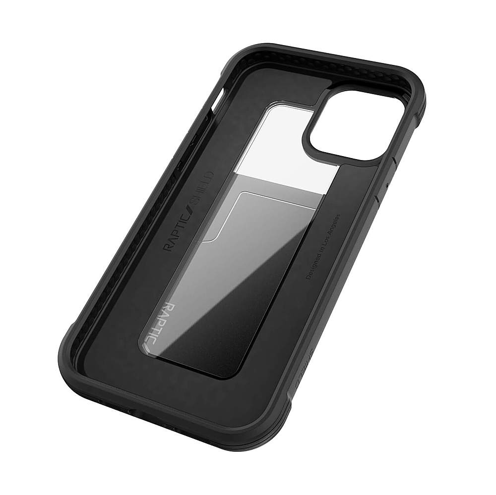 Raptic - Shield Wallet for iPhone 12 Pro Max - Black_2