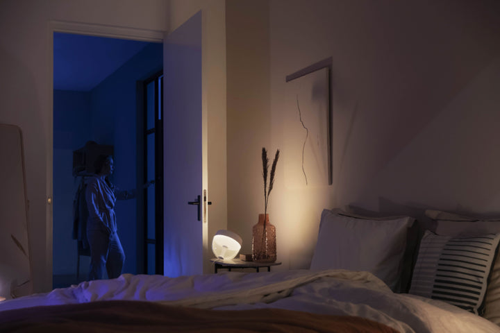 Philips - Hue Iris White and Color Ambiance Table Lamp - White and Clear_6