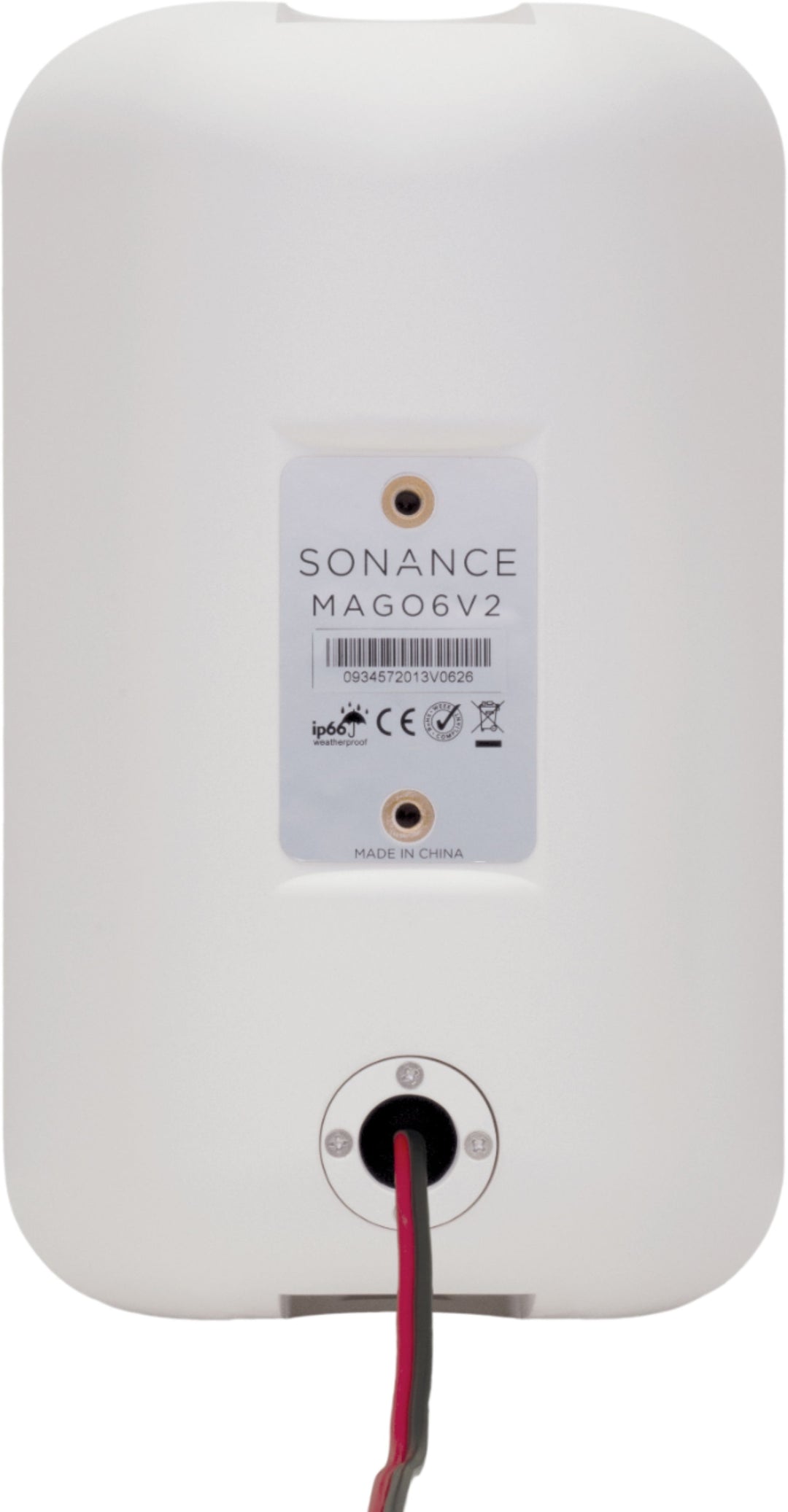 Sonance - MAG Series 2.0-Ch. Outdoor Streaming Music System Powered By Sonos® - Paintable White_3