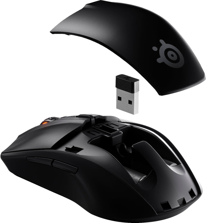 SteelSeries - Rival 3 Lightweight Wireless Optical Gaming Mouse with Brilliant Prism RGB Lighting - Black_9